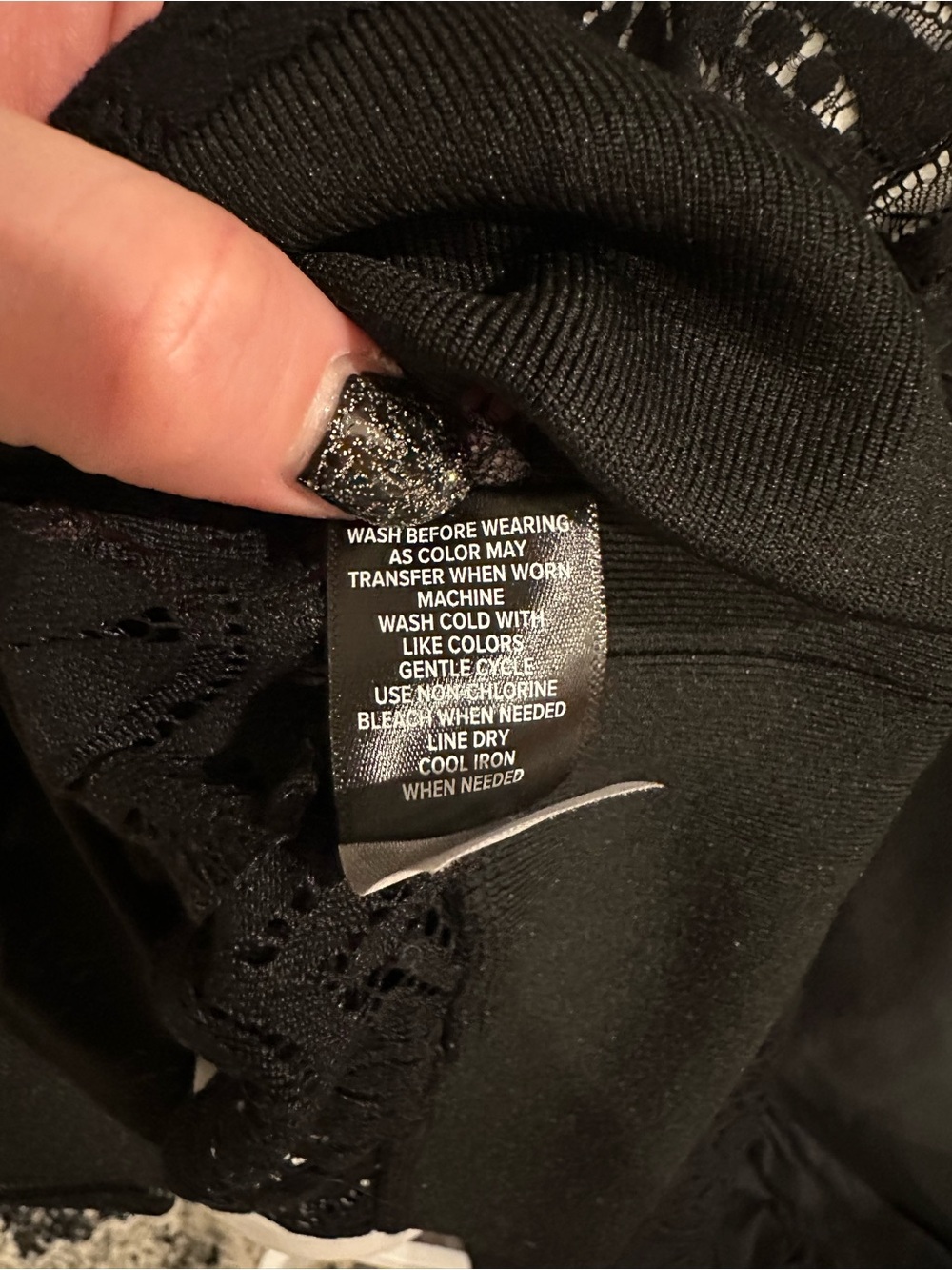 torrid Black Sheer Lace Bomber Jacket - Picture 8 of 9